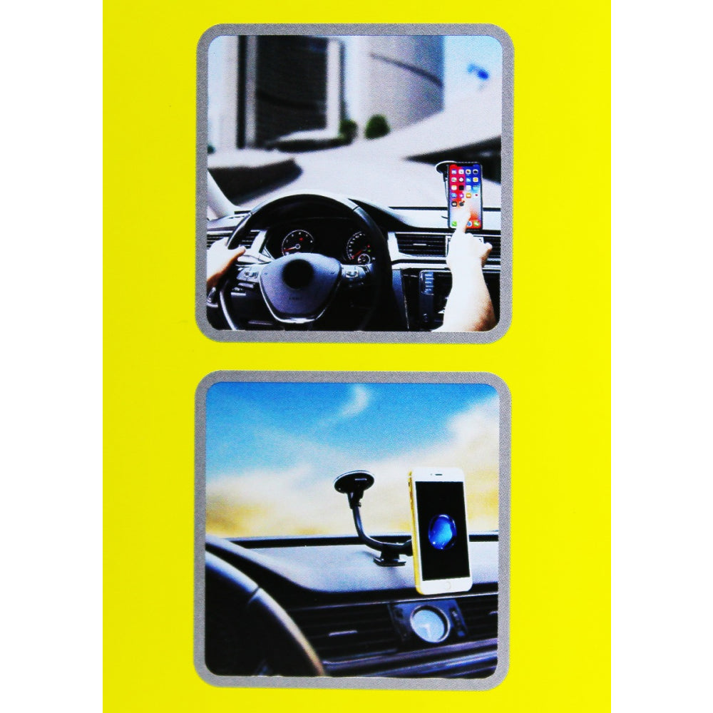 Flexible Magnetic Car Phone Mount – Long Arm Dashboard & Windshield Bracket