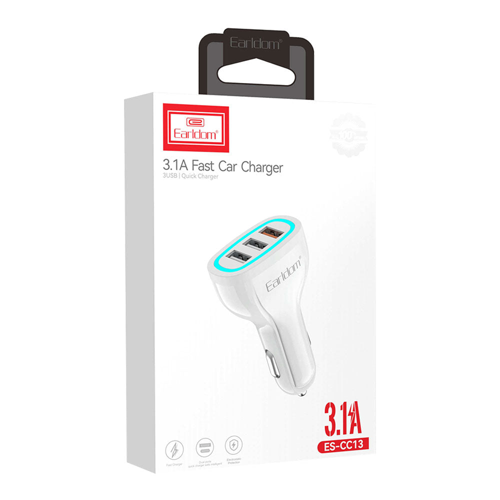 3.1A Dual USB Car Charger – Fast 12V Adapter for Phones, Tablets & GPS | High-Speed Charging for All Vehicles