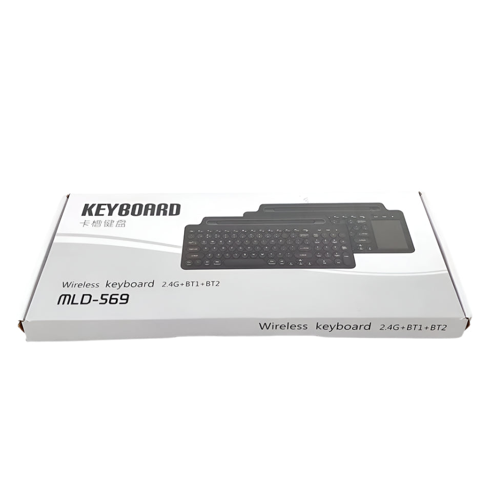 JERTECH Wireless Keyboard – Compact 2.4GHz USB Keyboard | Office & Travel Ready
