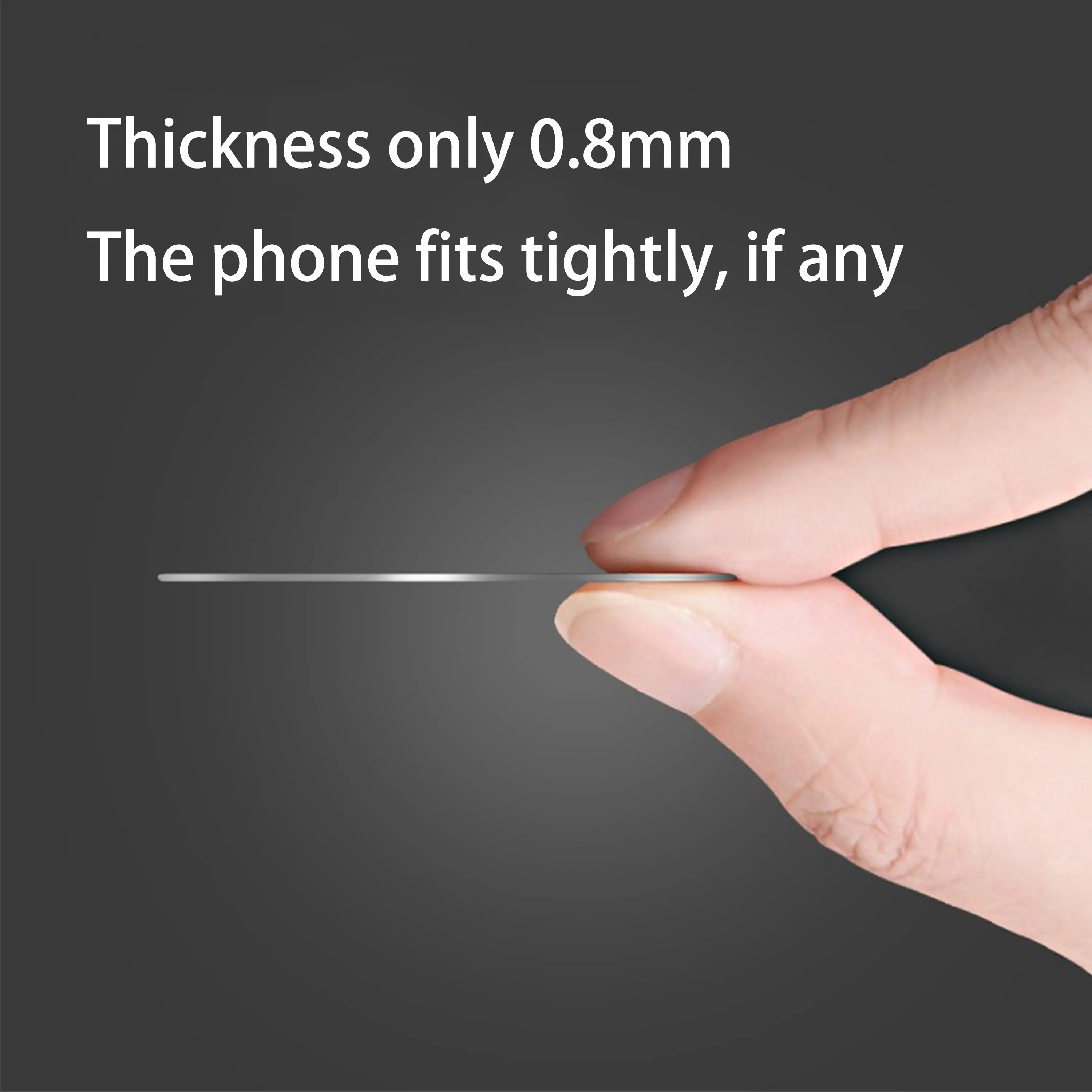 Universal Magnetic Metal Plate – Replacement Mount Plate for Car Phone Holders & Magnetic Stands, Secure Adhesive for iPhone & Android