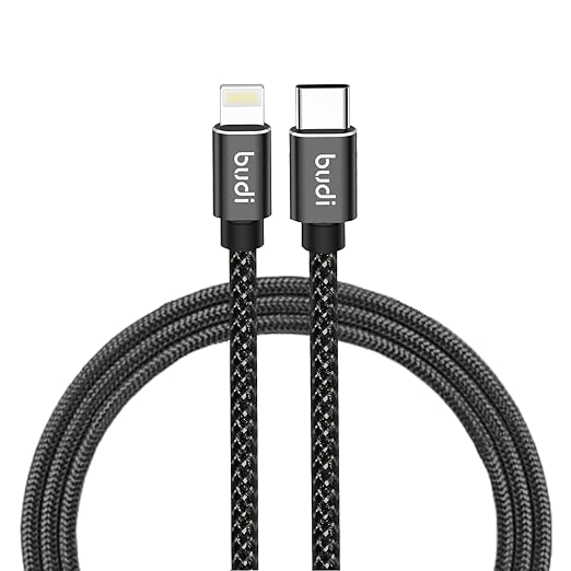 High-Speed 27W USB-C to 8-Pin 3M Cable – Charge & Sync for iOS Devices