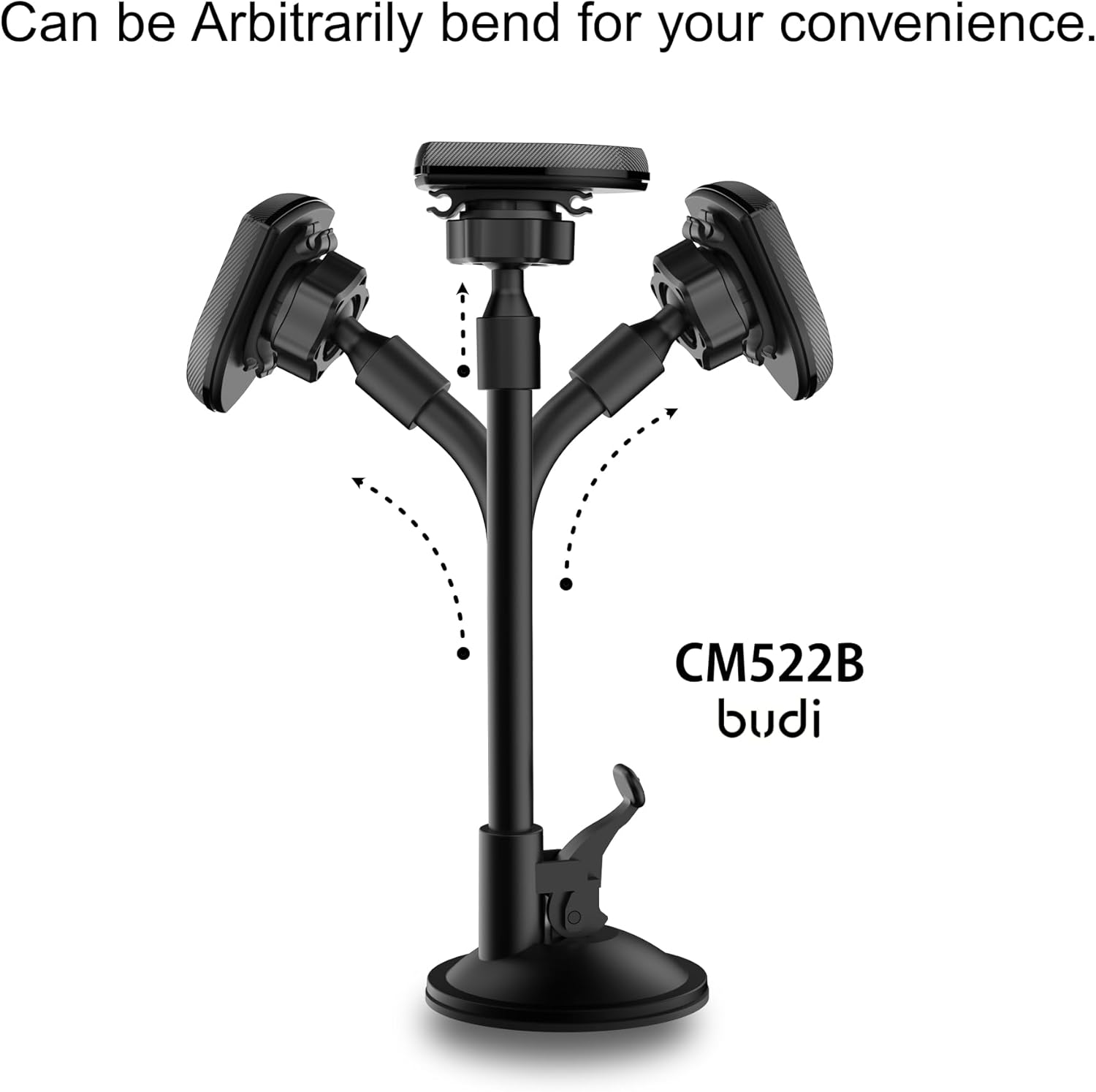 Flexible Windshield Magnetic Car Phone Holder – Universal Mount for All Devices