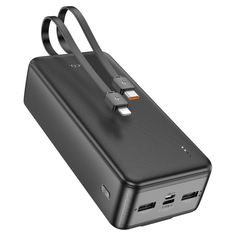 HOCO Large Capacity Power Bank | 30000mAh Fast Charging with Dual USB Output