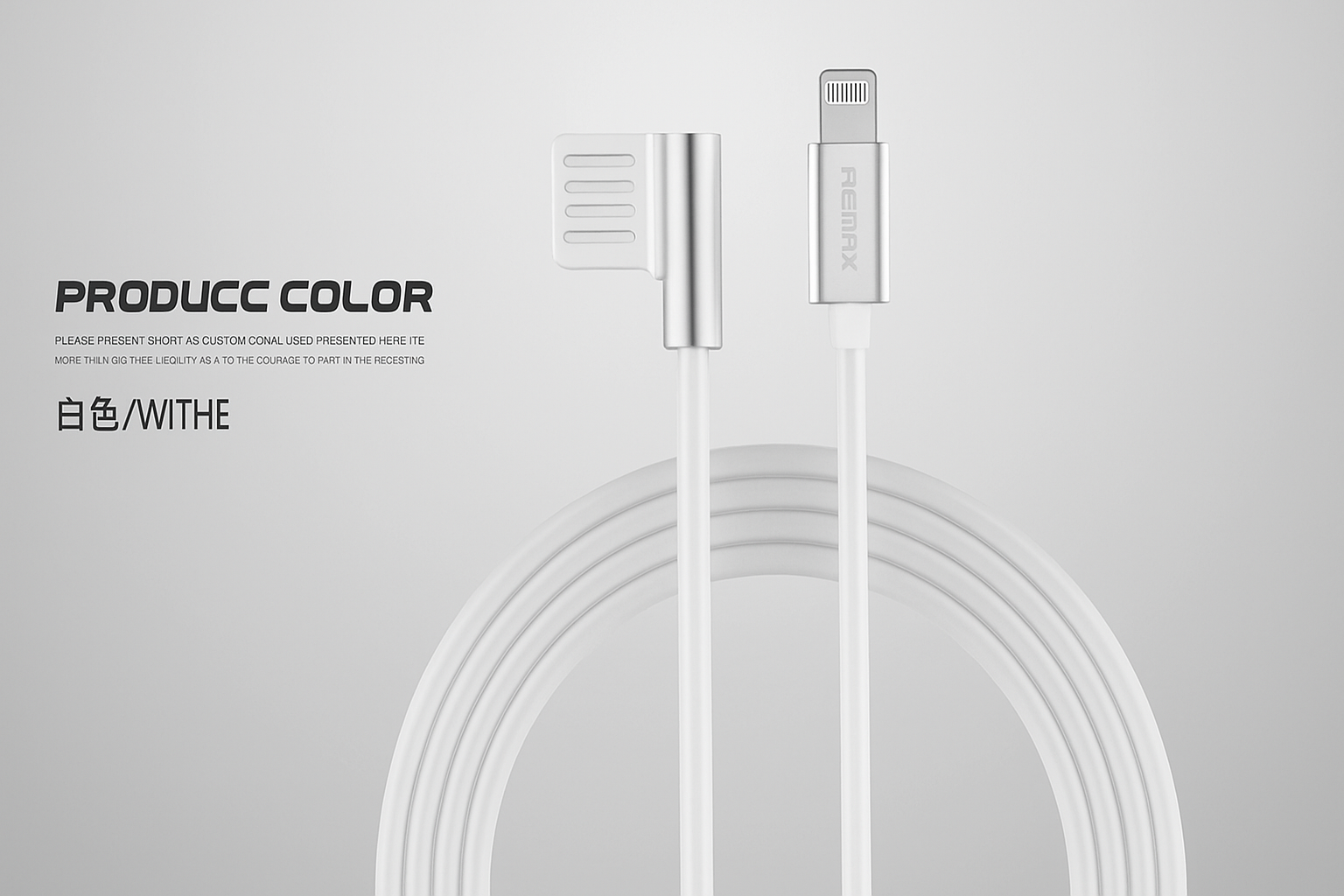 2.1A Fast Charging Cable – 1M Linc Alloy, Ergonomic Tip