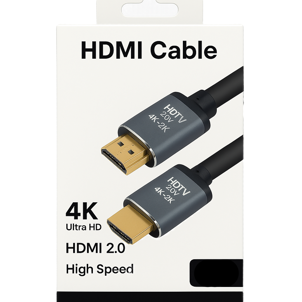 HDTV 2.0 Premium HDMI Cable – 4K@60Hz, Dolby/DTS
