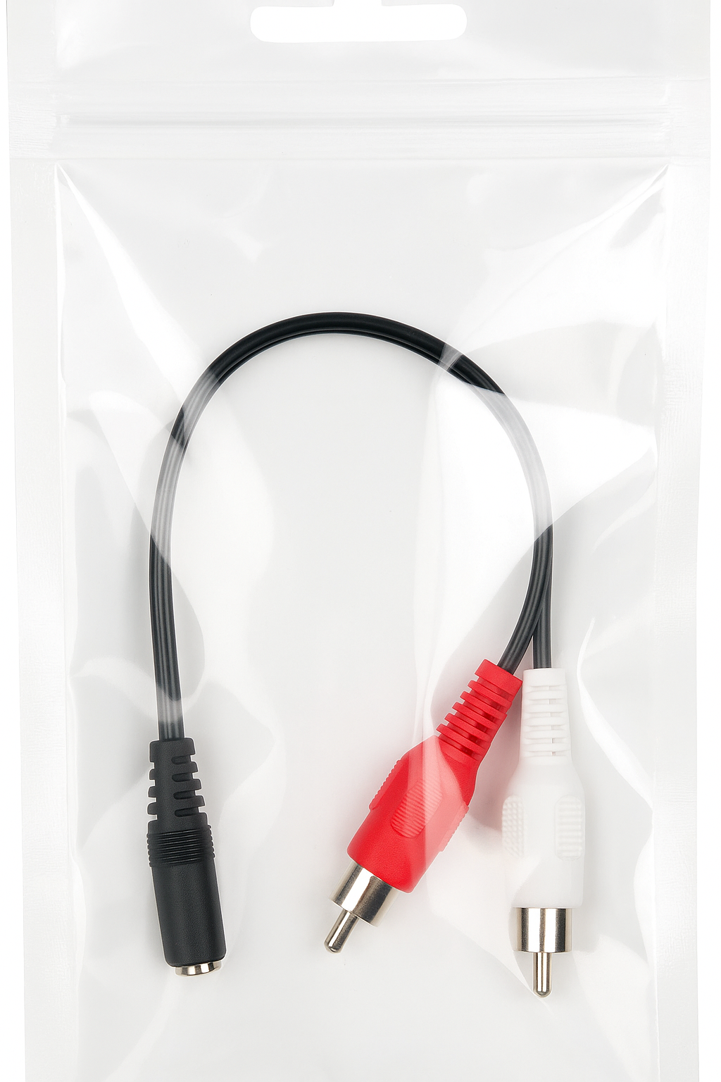 3.5mm AUX to RCA Audio/Video Converter – Stereo to AV Adapter