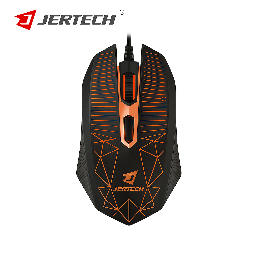 JERTECH Gaming Keyboard & Mouse – Full-Size Mechanical RGB Combo | Wired Esports Setup