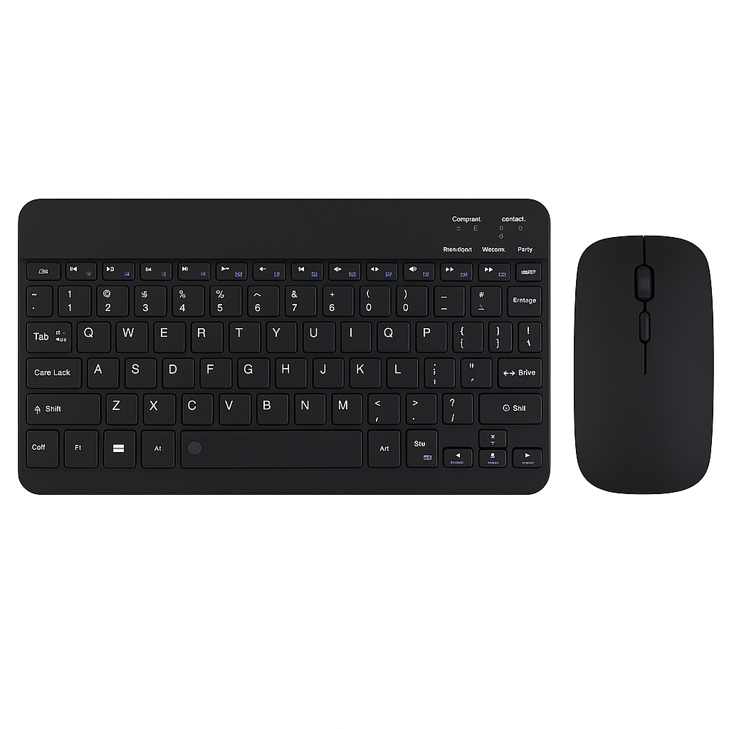 JERTECH Mouse & Keyboard Kit – 2.4GHz Wireless USB Combo | Compact Multimedia Set