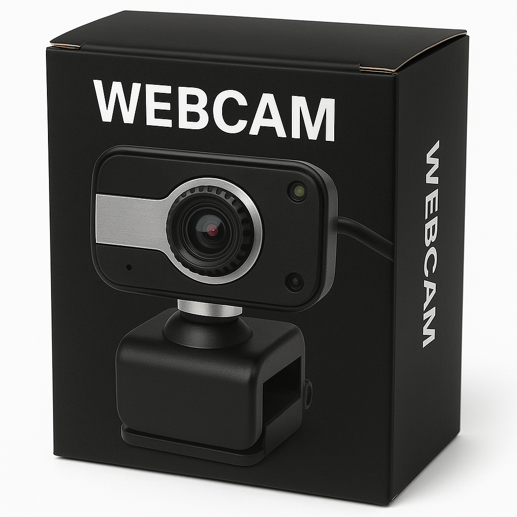 HD Digital Camera – 1080p USB Webcam with Microphone for Streaming, Video Calls & Content Creation