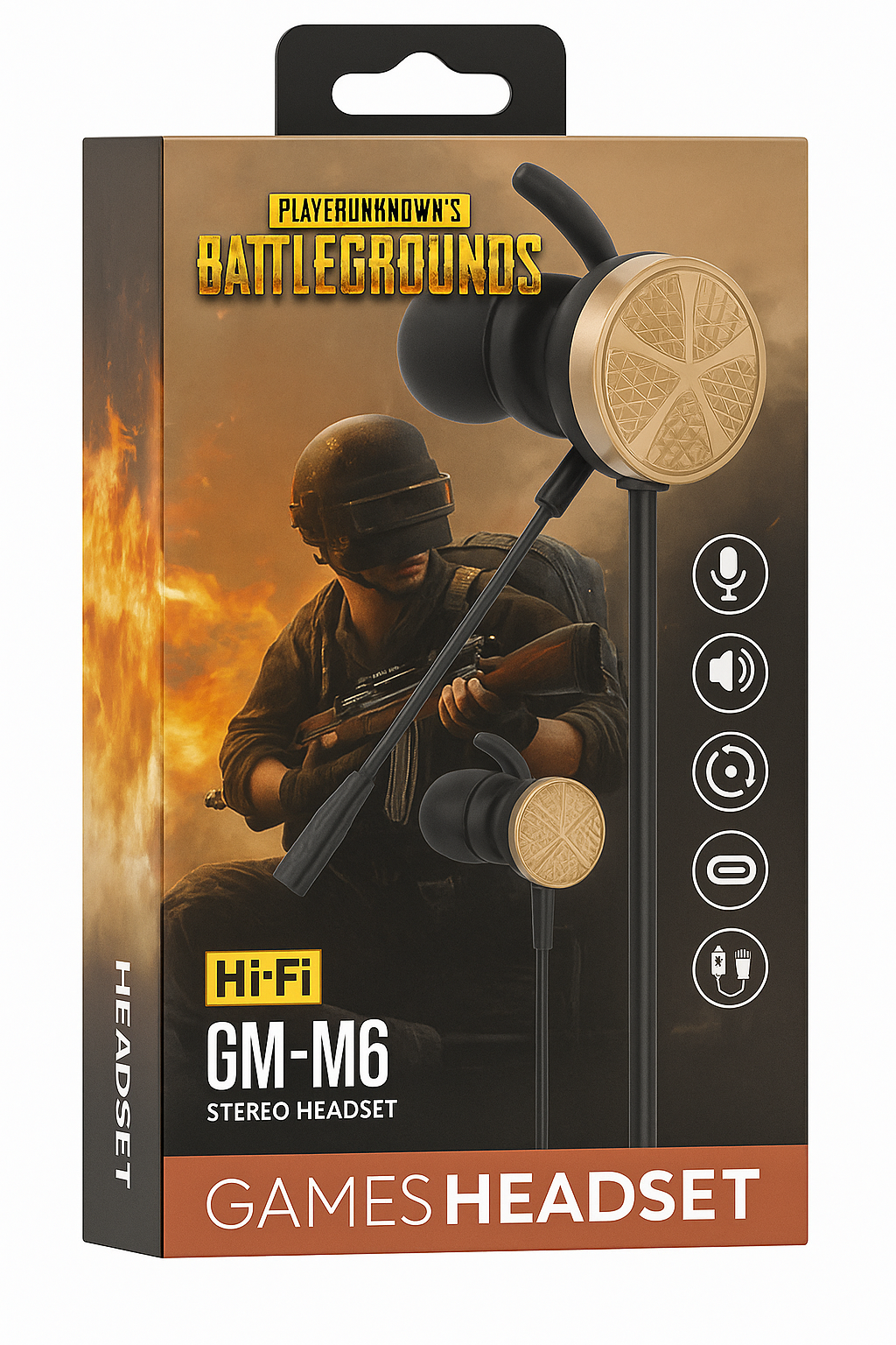 Games Headset – Wired Stereo Gaming Headphones with Mic for PC, Console & Mobile