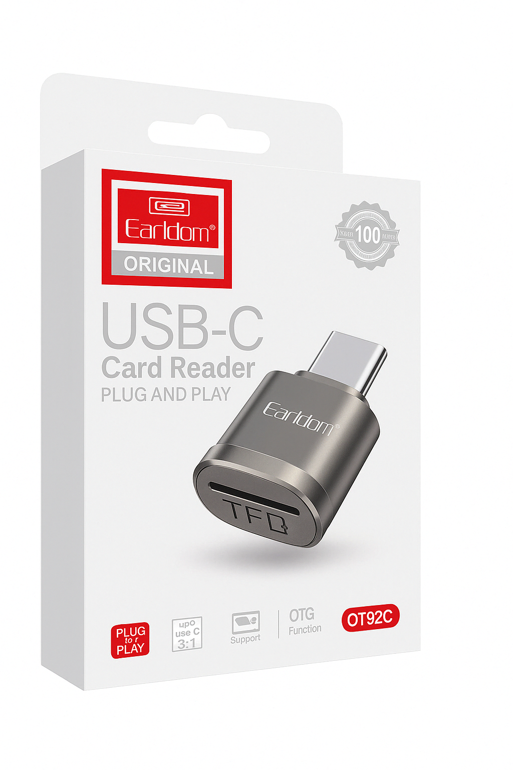 USB-C Memory Card Reader – Plug & Play SD & MicroSD (TF) Adapter for Android, MacBook, Tablets & Laptops