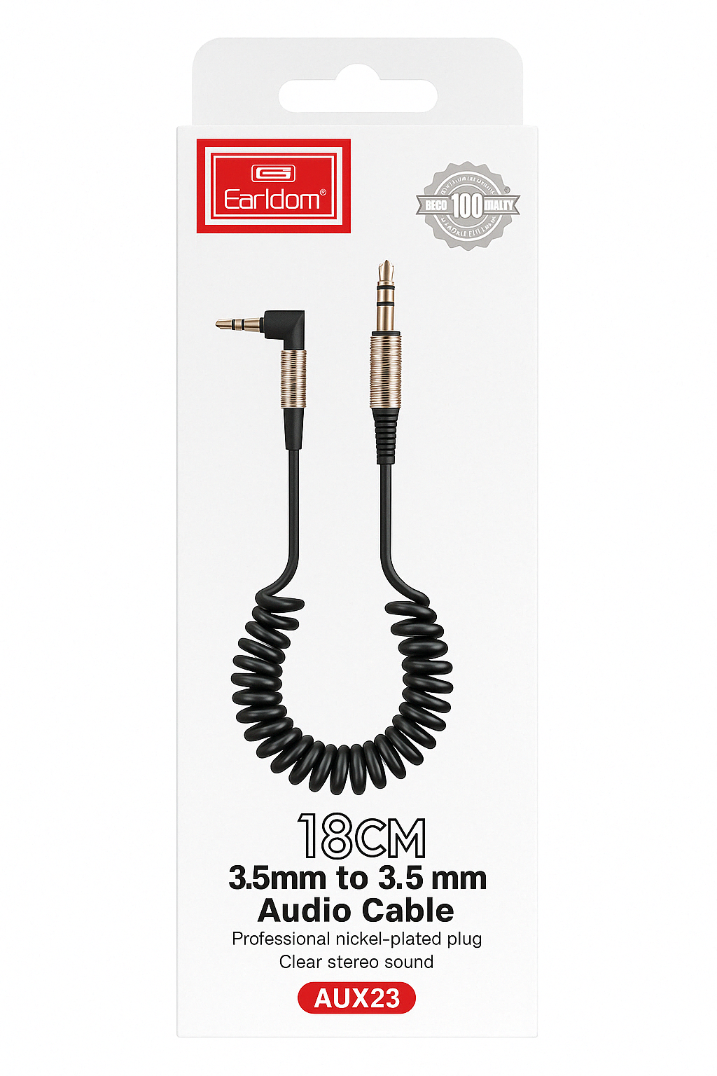 1.8M 3.5mm AUX Audio Cable – Male to Male Stereo Jack for Phone, Car Audio, Headphones & Speakers