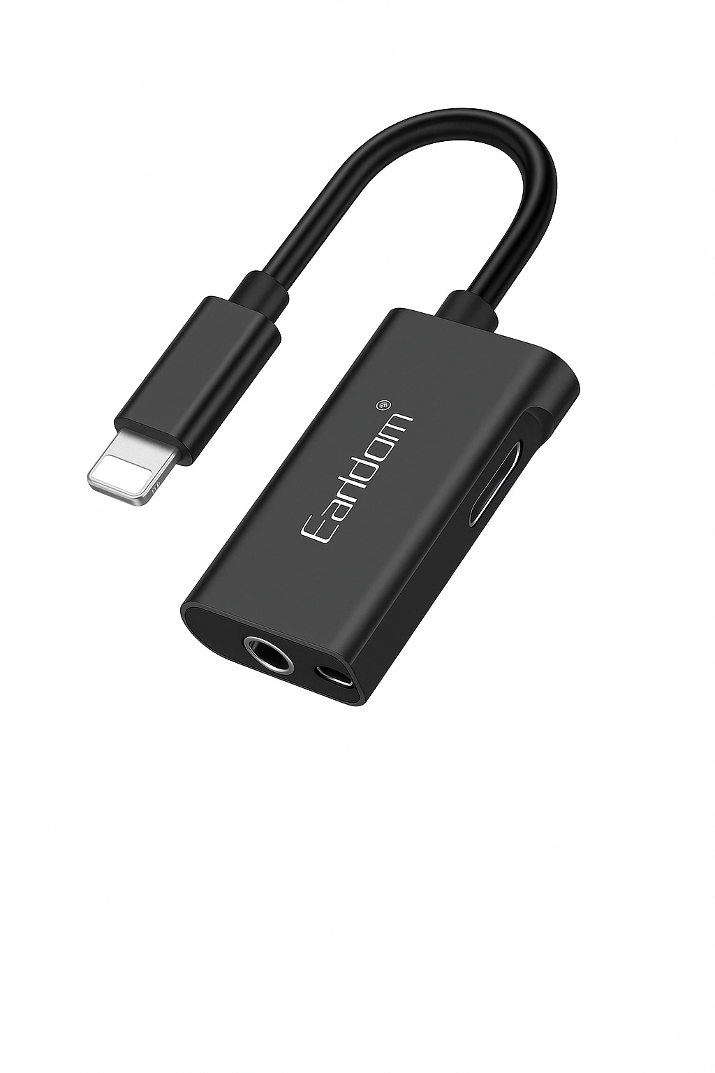 2-in-1 8-Pin to AUX & Charging Adapter – Dual Port iPhone Dongle for Headphones, Music & Calls