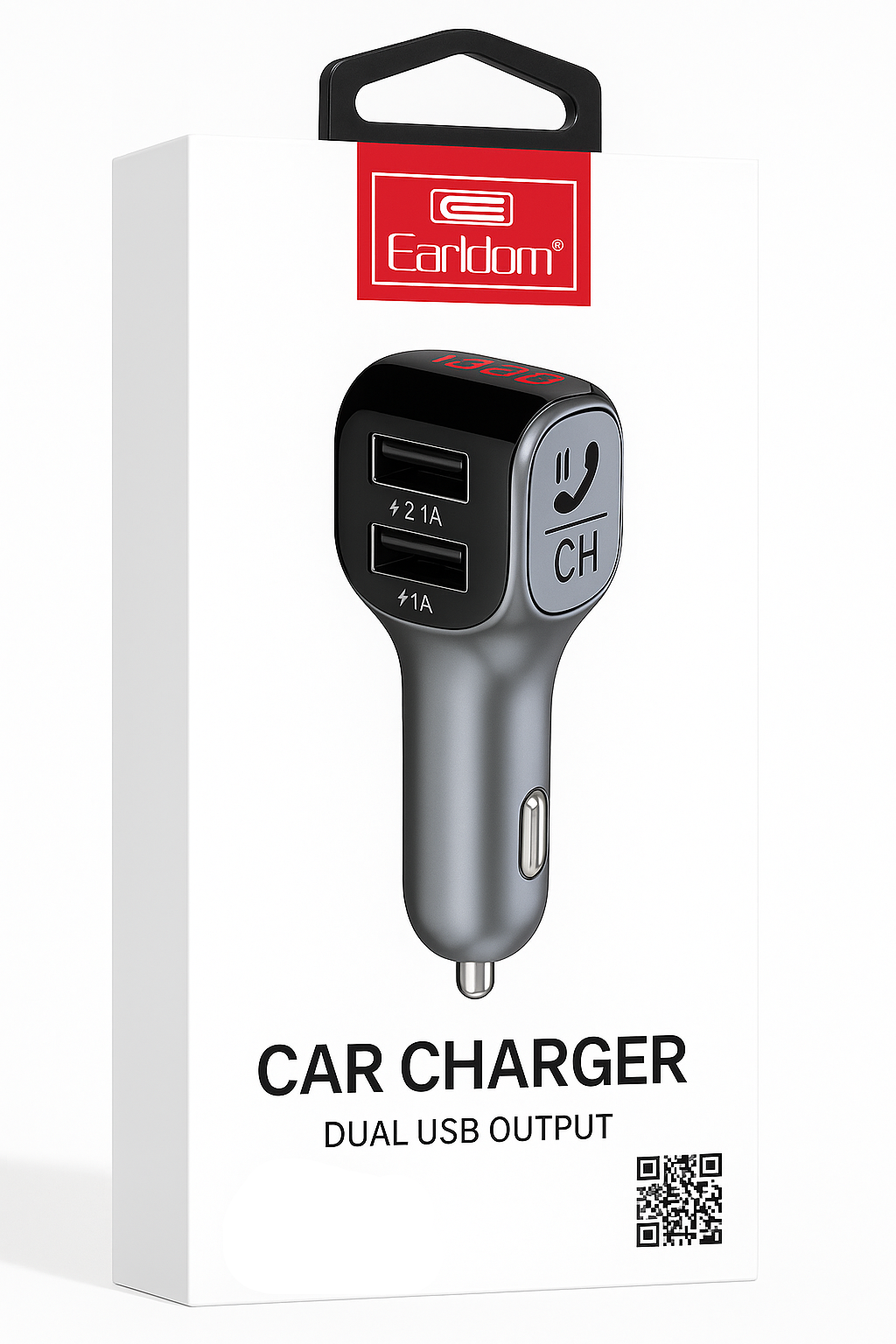 Car Wireless MP3 Player & Charger – Bluetooth FM Transmitter with Wireless Charging Output, Hands-Free Calling & Music Streaming for iPhone & Android