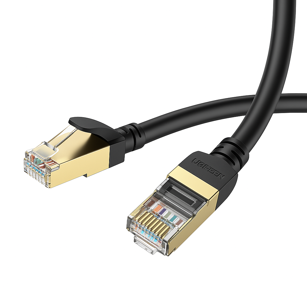 Hoco CAT 6 Ethernet Cable 1M – Gigabit LAN Network Cable with Anti-Interference Shielding for High-Speed Internet, PC, Router, and Gaming