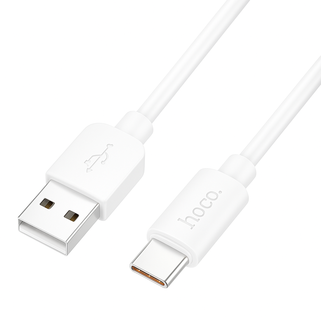 Hoco USB-A to USB-C Fast Charging Cable – 100W PD Power Delivery Data Cable for Laptops, Phones & Tablets