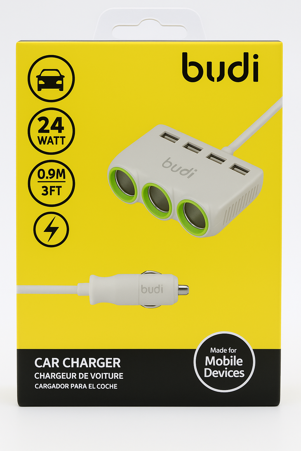 High-Speed USB Car Charger – Universal Adapter for iPhone, Android & More