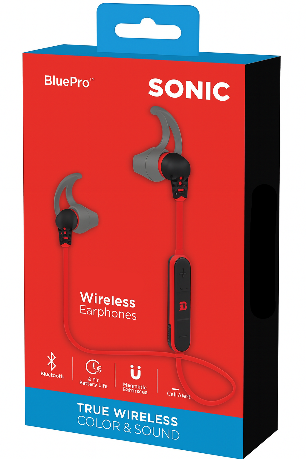 Wireless In-Ear Earphones – Secure Fit, Deep Bass, Noise Isolation
