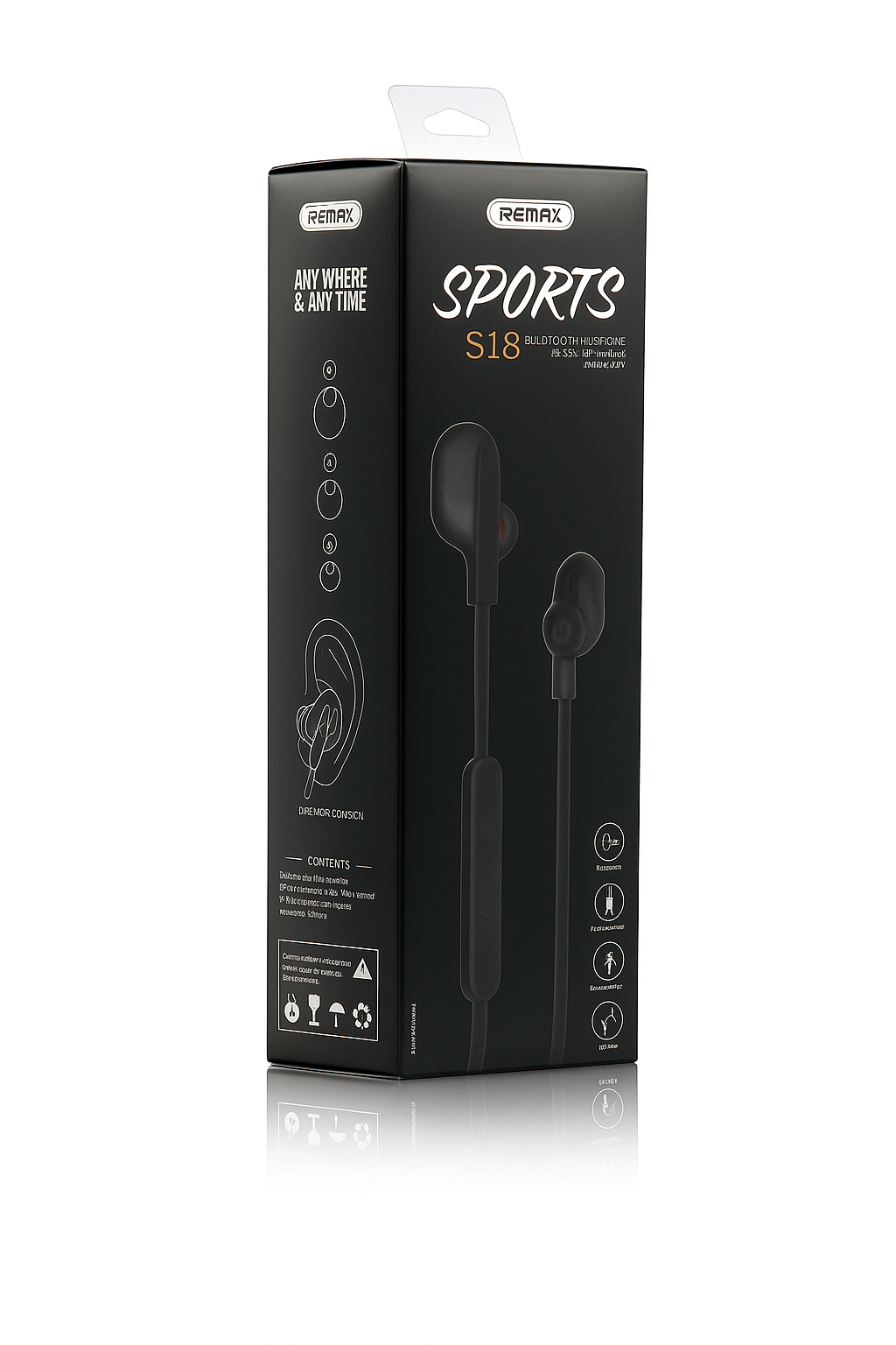 Neckband Bluetooth Earphones – Magnetic, Flexible Wire, 4H Playtime