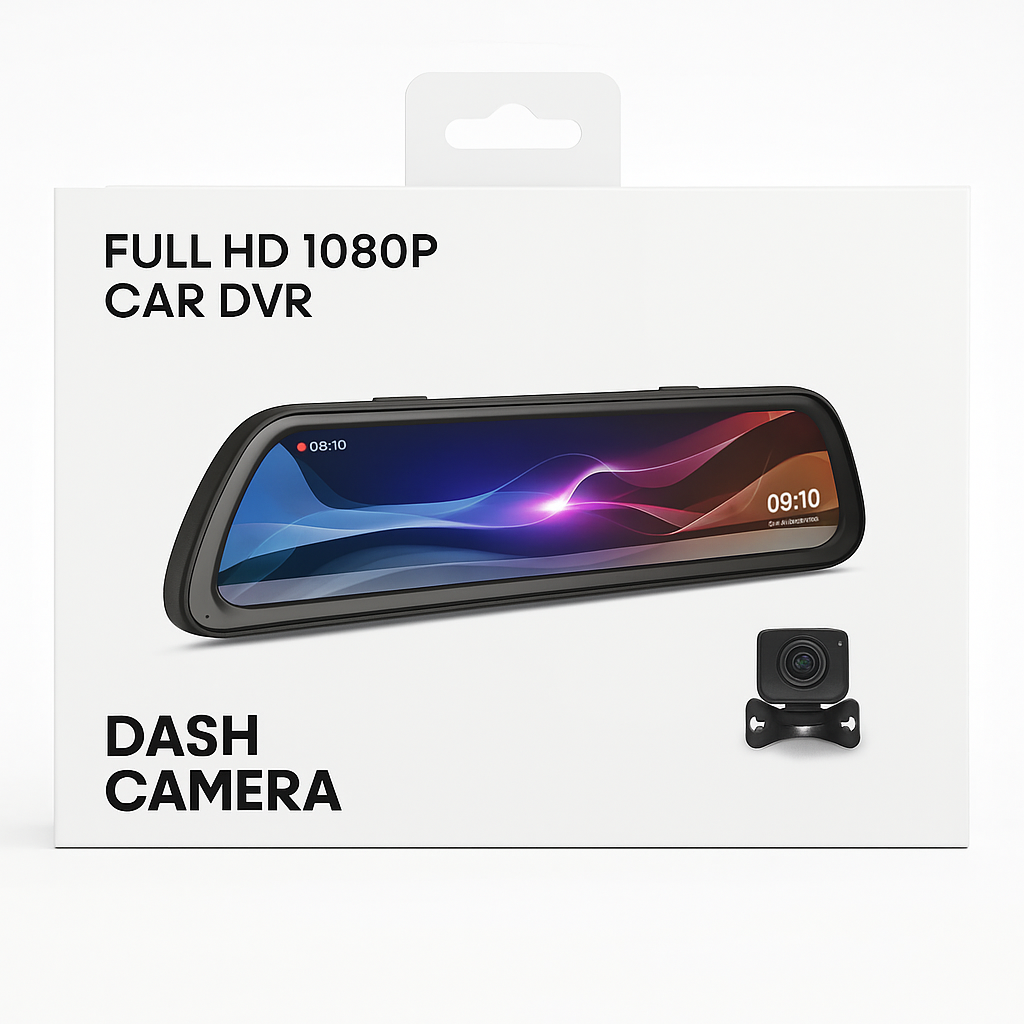 JERTECH Starlight Night Vision Dash Cam – 1080p Car Camera | G-Sensor & Loop Recording