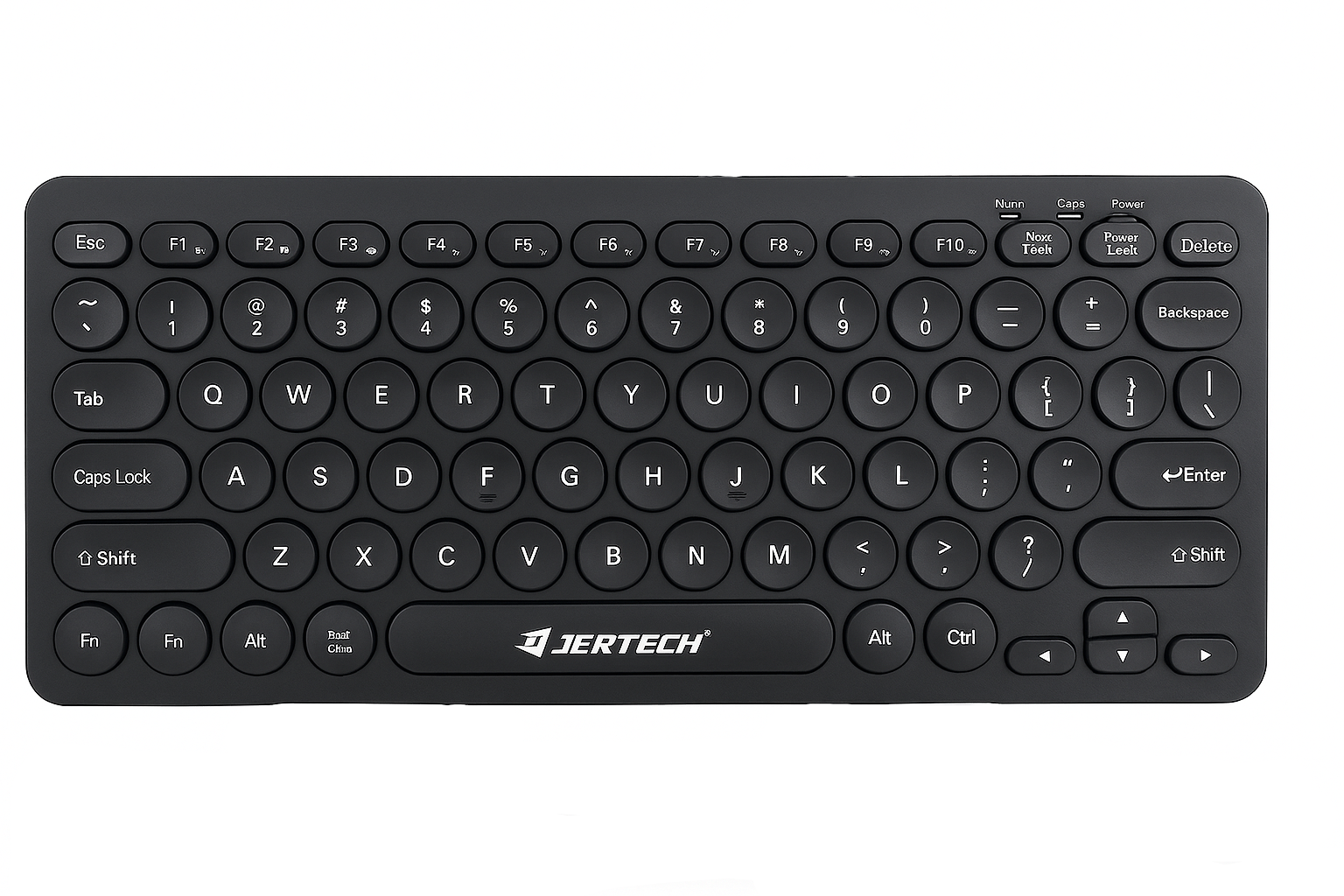 JERTECH Mini Multimedia Keyboard – Compact Wired USB Keyboard | Sports & Mobile Use
