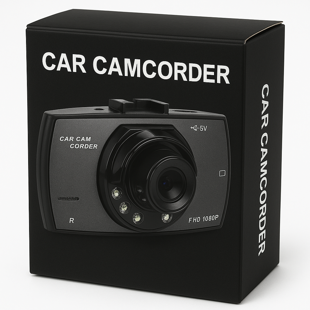 Car Camcorder – Full HD Dashboard Camera with Night Vision & Loop Recording