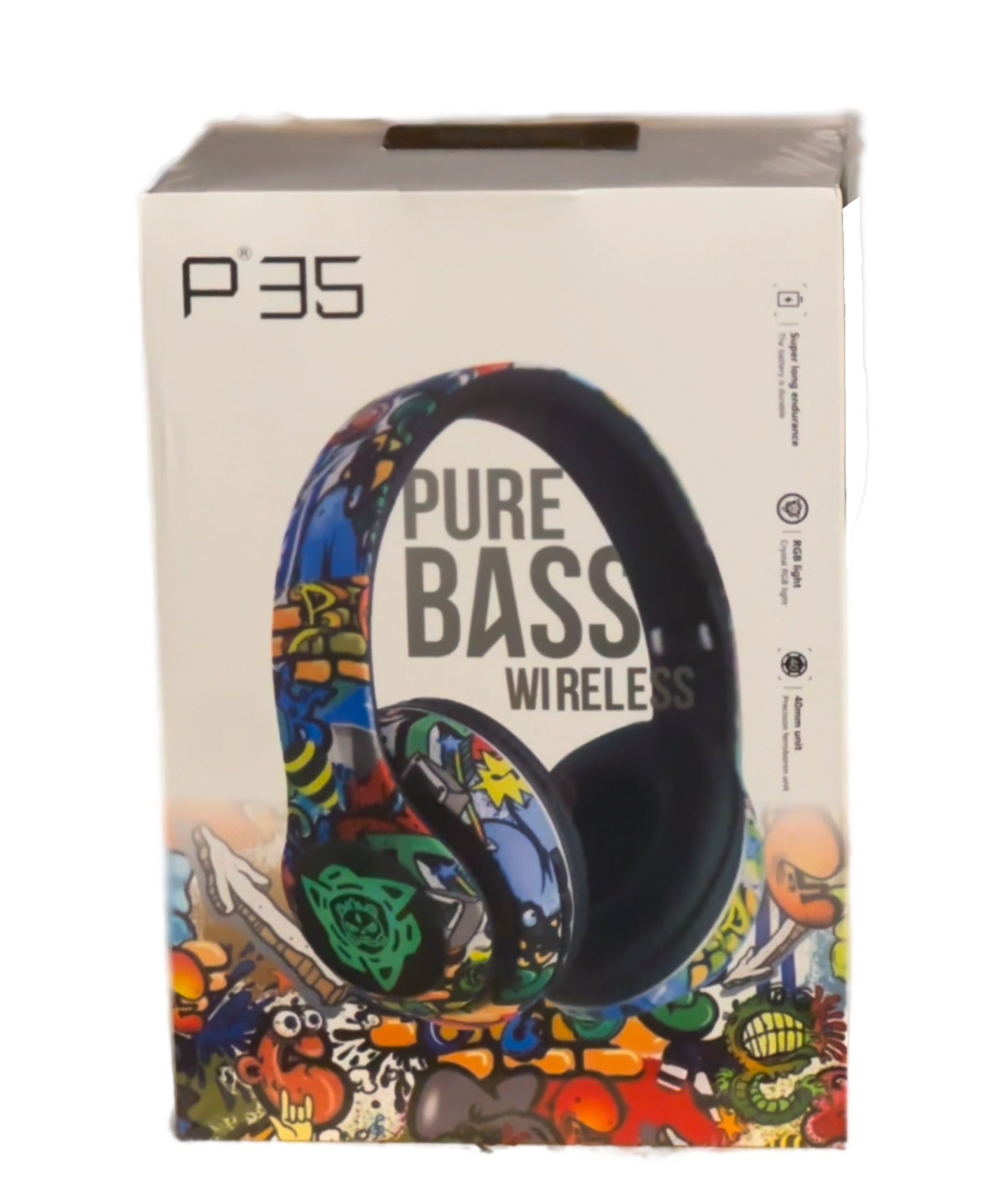 P35 PURE BASS WIRELESS HEADSET GRAFFITI