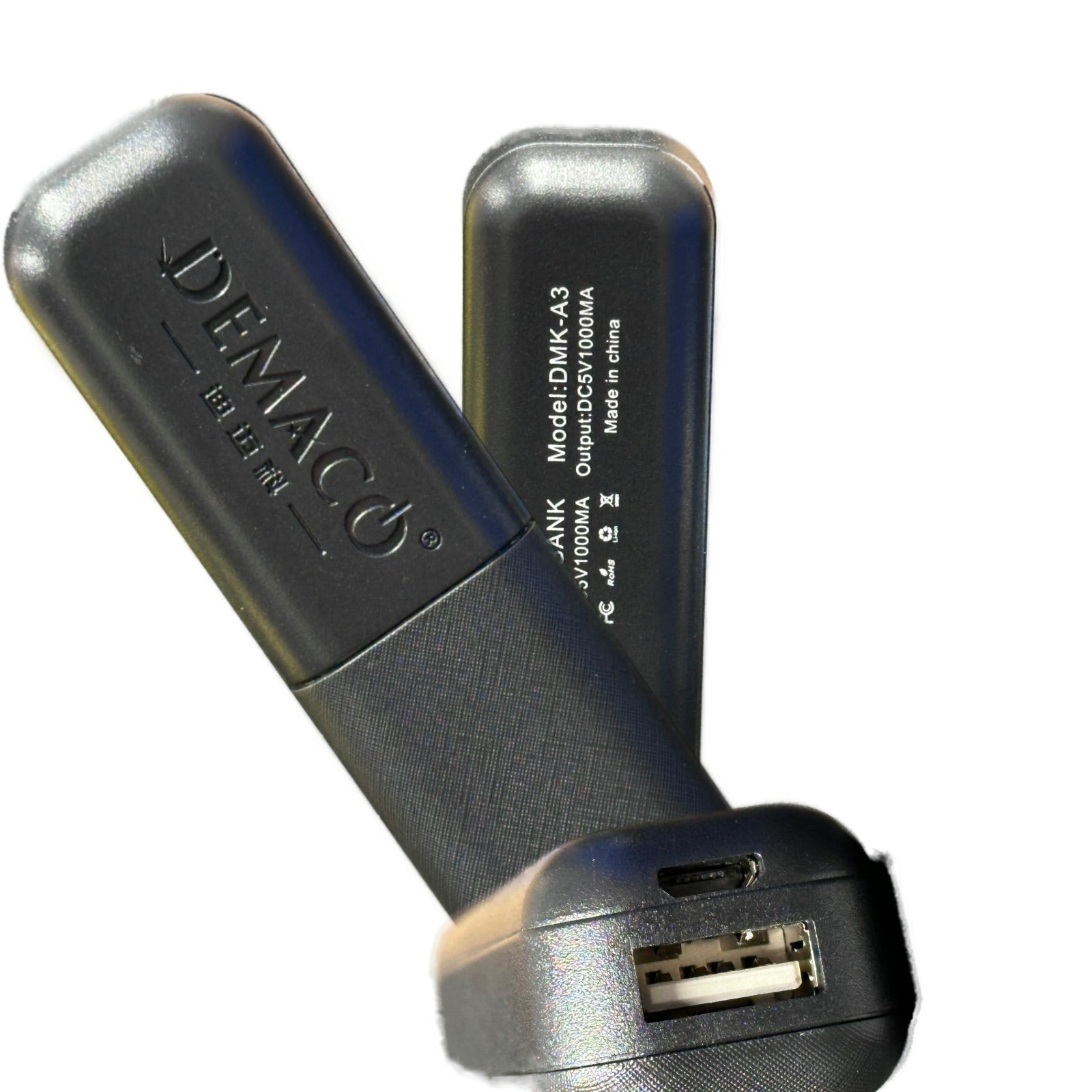 DEMACO Mini Power Bank | Ultra-Compact 2600mAh Portable Charger for Smartphones & USB Devices
