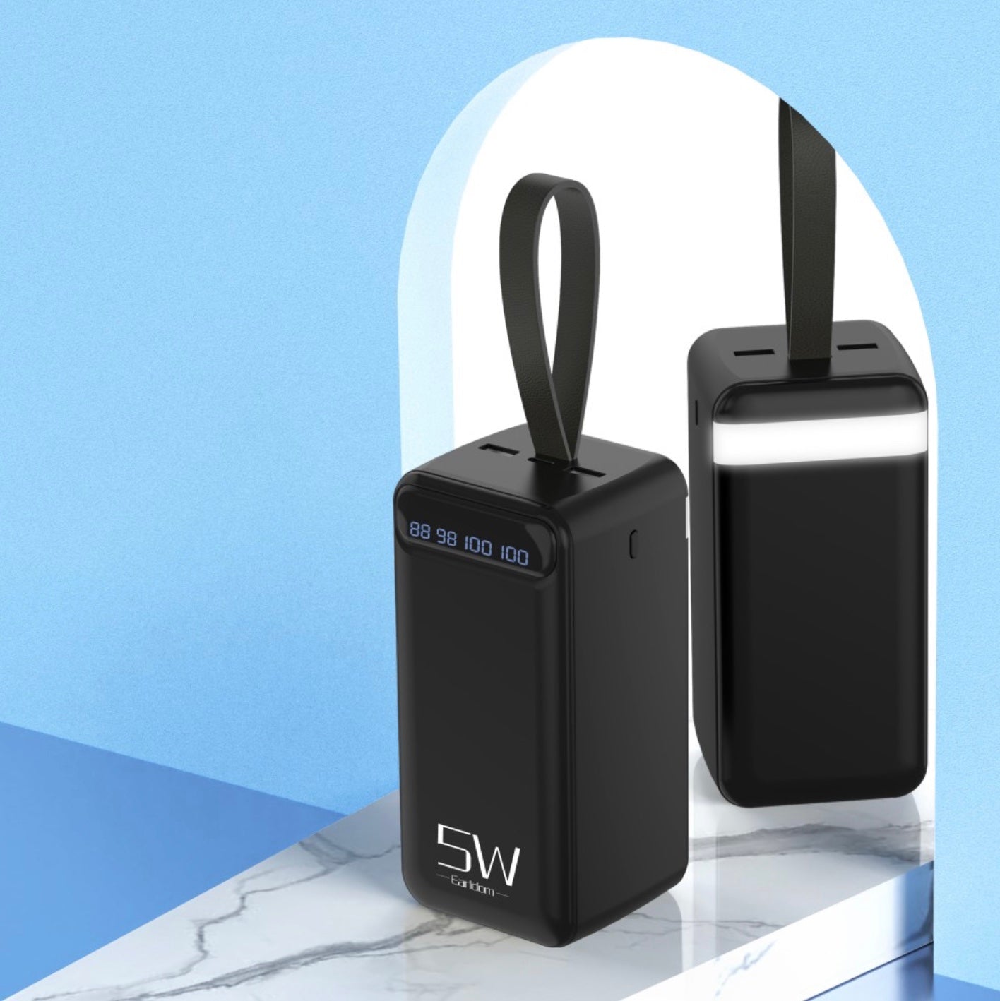 Power Bank with Digital Display | 50000mAh Super High Capacity | 5W Output | 185Wh Portable Charger