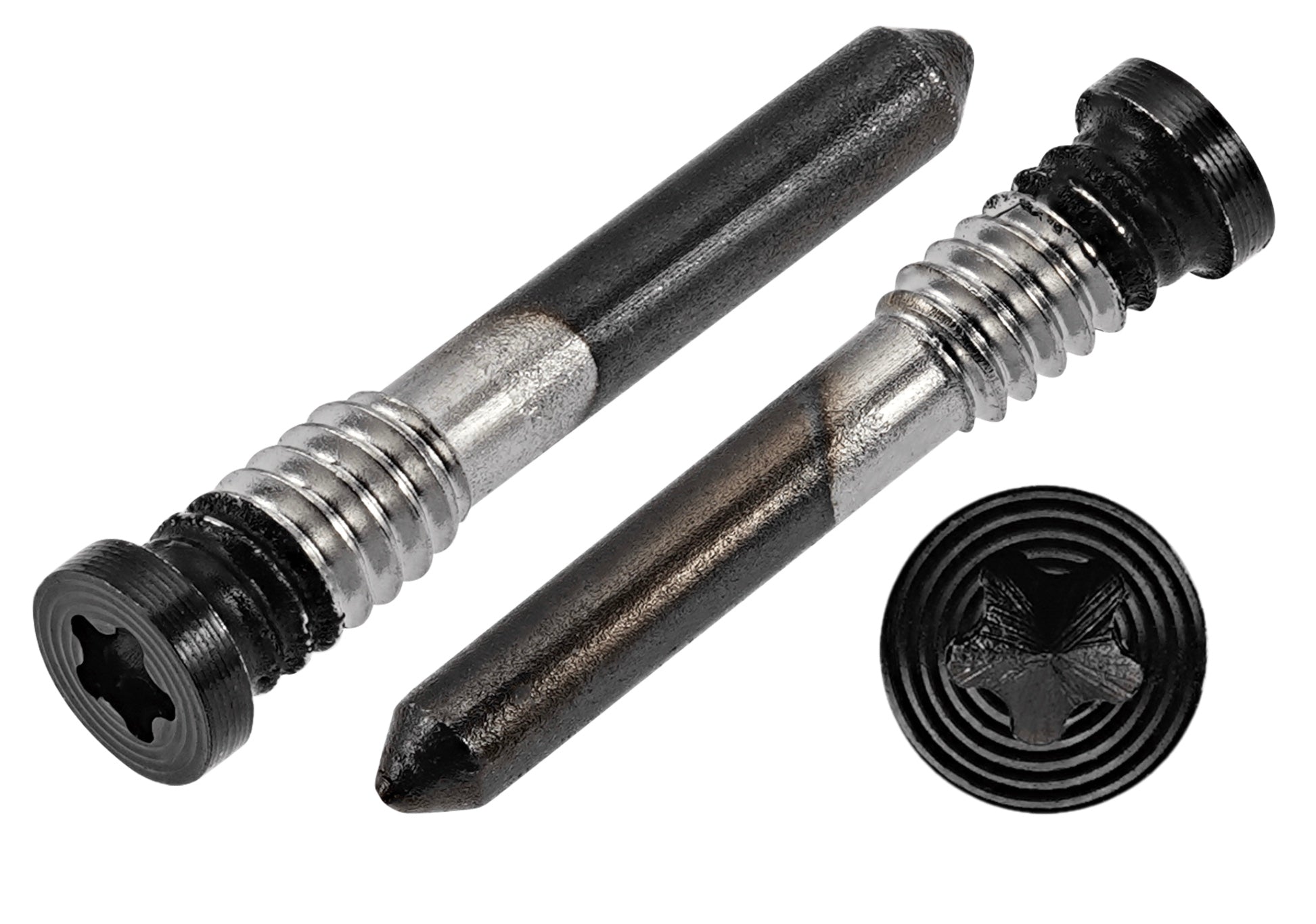 Bottom Screws Compatible for iPhone 15 / 15 Plus / 15 Pro / 15 Pro Max (BLACK Titanium, 10-Pack)