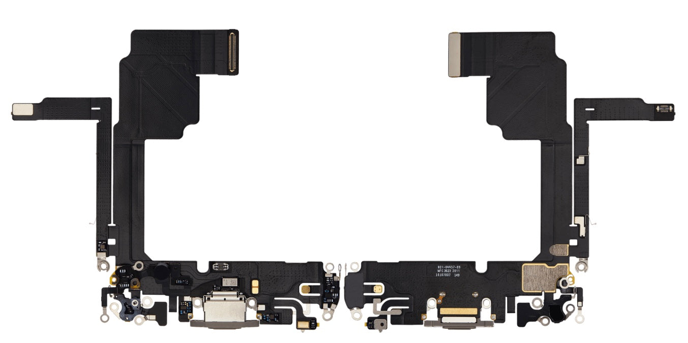 iPhone 15 Pro Charging Port Flex Cable Replacement (USB-C Port, Natural)