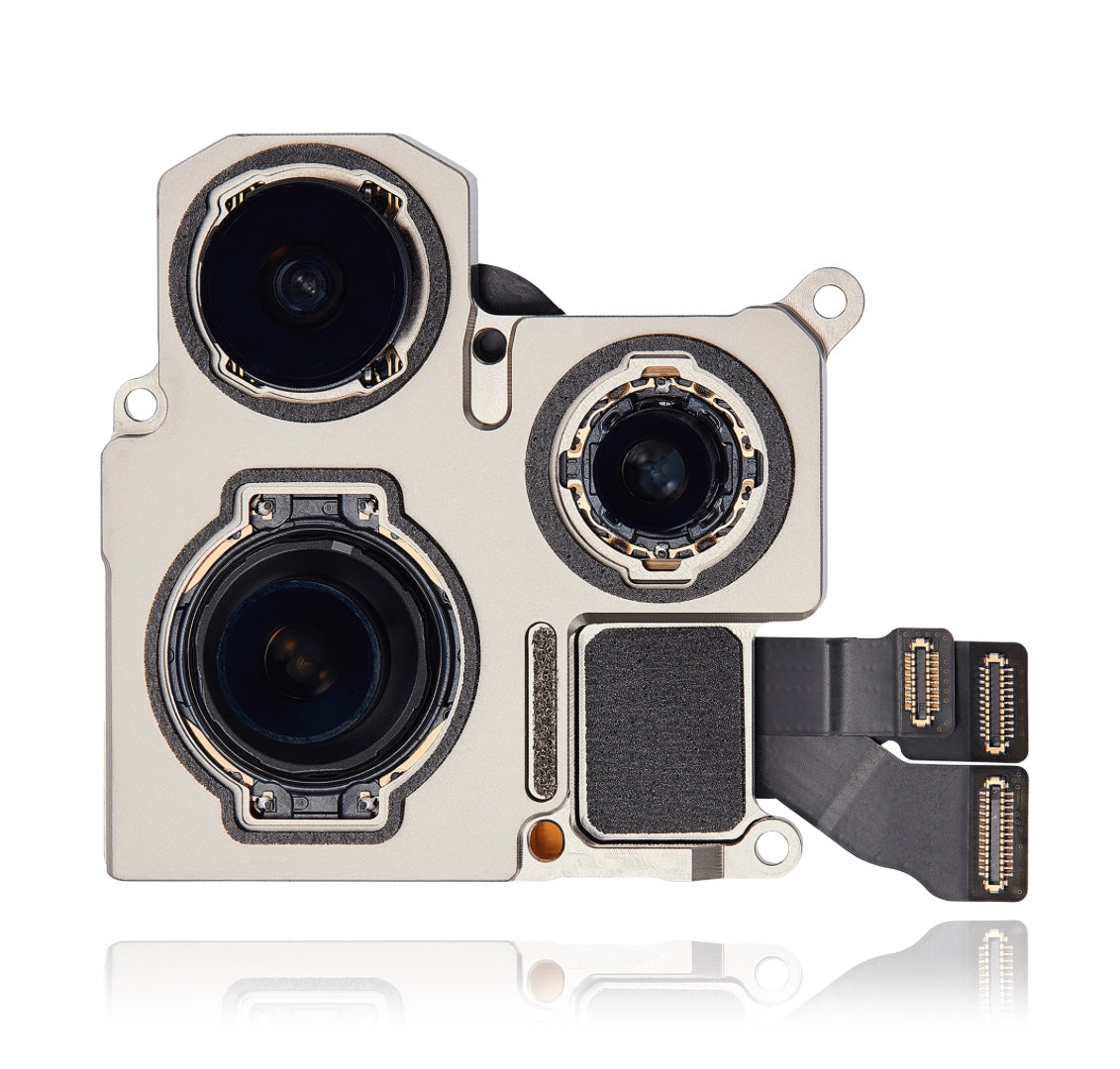 iPhone 15 Pro Back Camera Replacement Module – OEM-Compatible Triple Lens Assembly | Models A2848 A3101 A3104 | Rear Camera Part