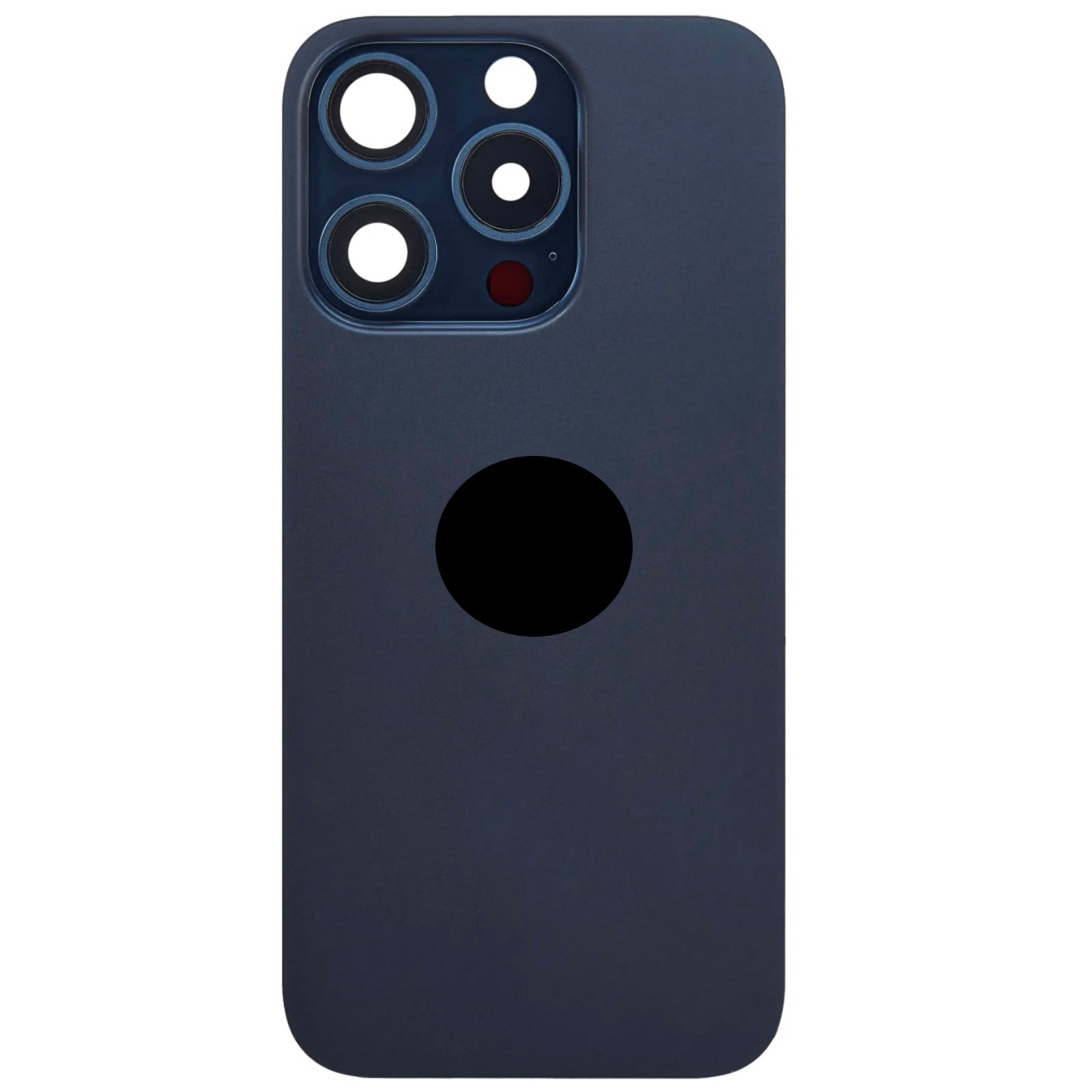 Titanium Blue Back Glass with Steel Plate & MagSafe Magnet Pre-Installed Compatible for iPhone 15 Pro – OEM-Compatible Rear Housing Replacement | A2848 A3101 A3104