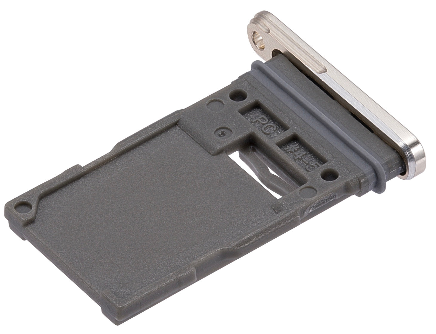 White SIM Card Tray for Samsung S23 Ultra – Phantom White Nano SIM Holder