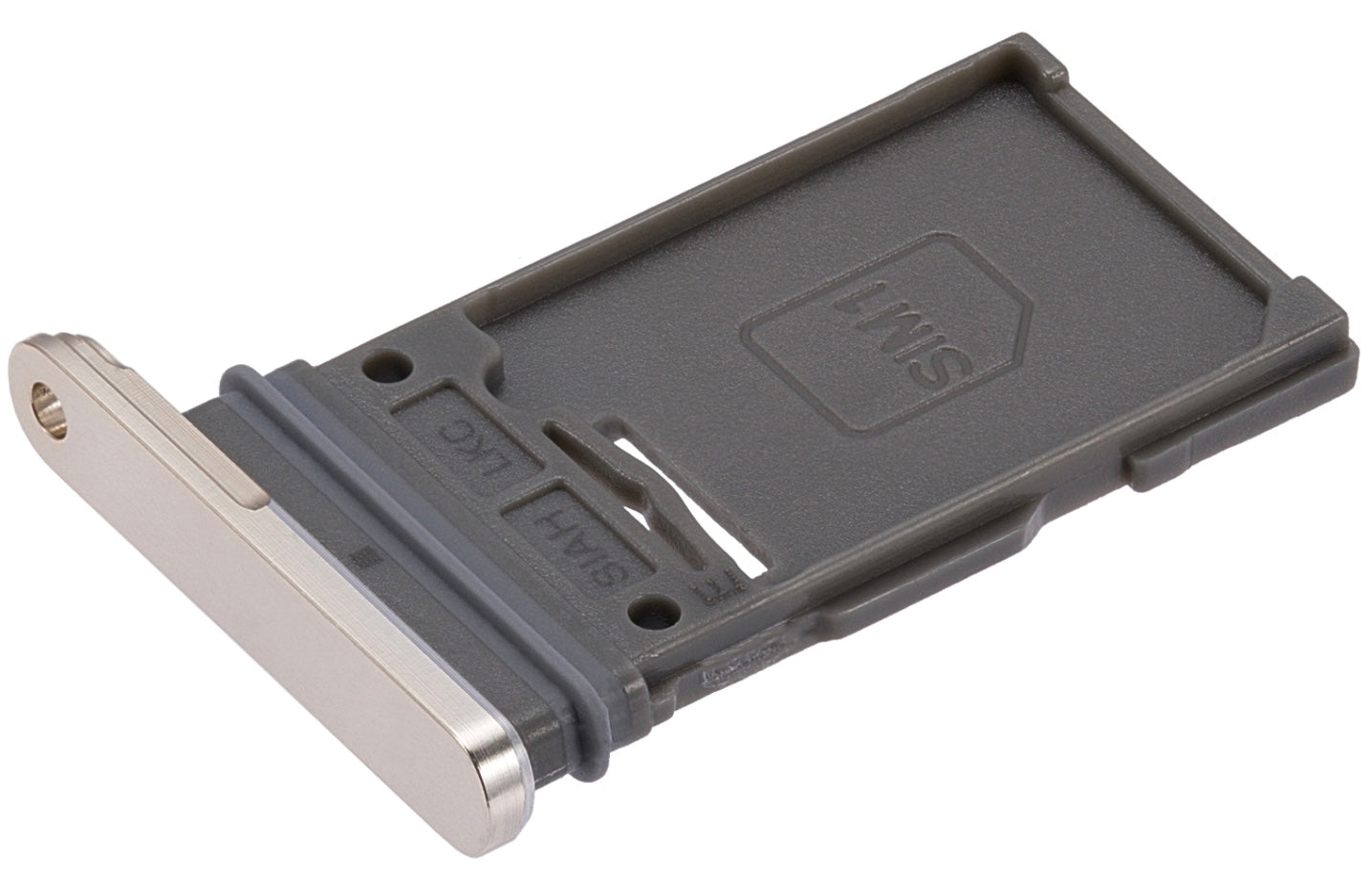 White SIM Card Tray for Samsung S23 Ultra – Phantom White Nano SIM Holder