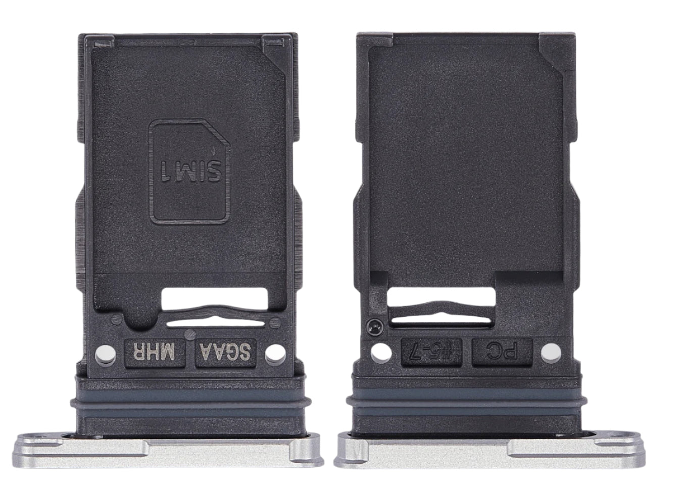 Gray SIM Tray (Titanium/Graphite Tone) – Compatible with Samsung S23 FE