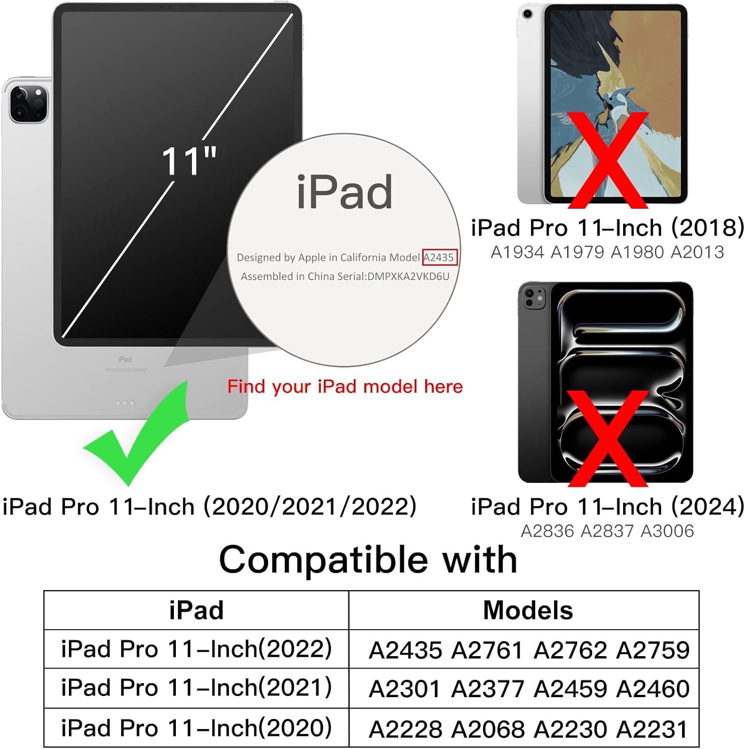 Smart Flip Case for iPad Pro 11-inch – Full Protection with Pencil Holder