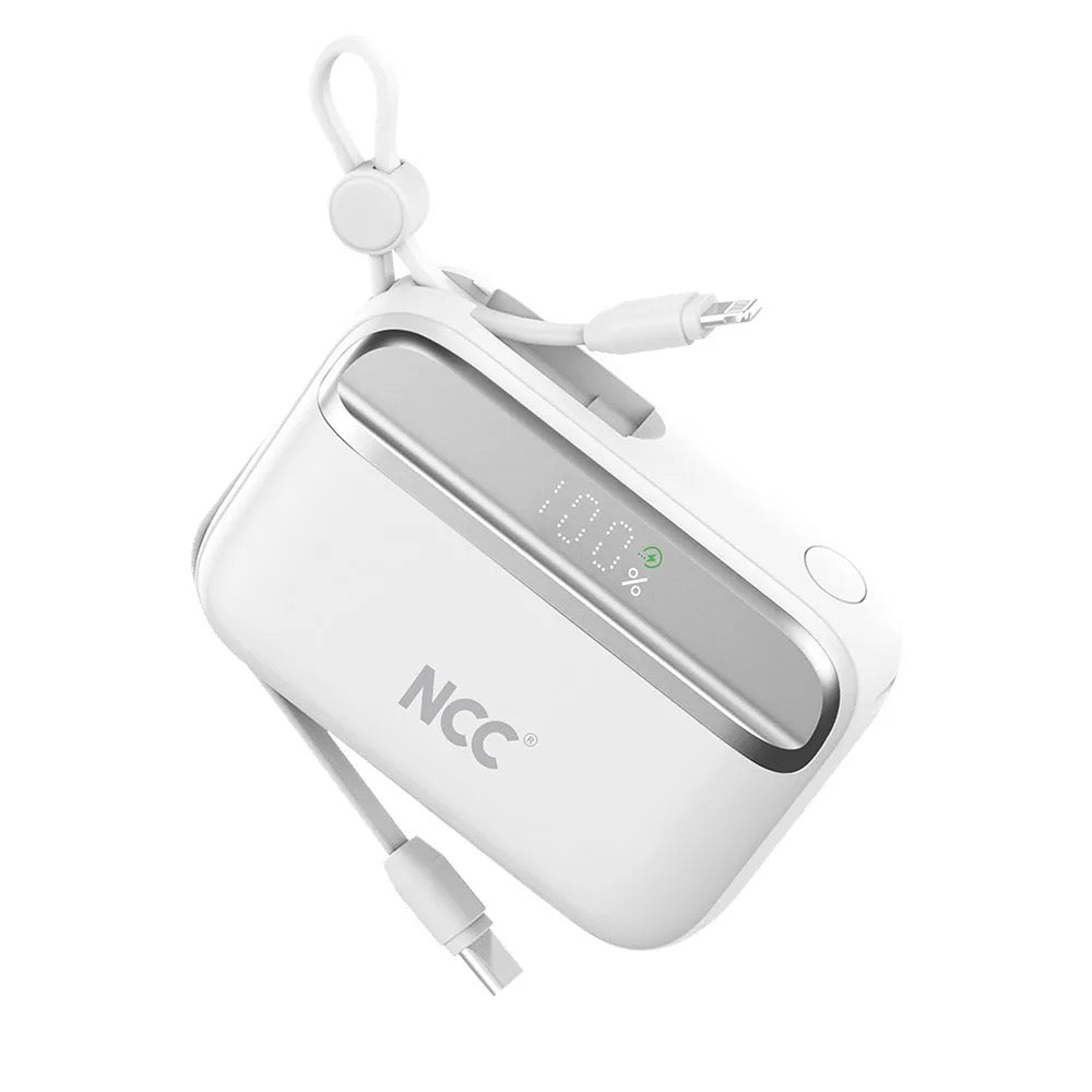 NCC 10000mAh Easy Fast Charging Power Bank – Lightweight & Universal | Dual USB