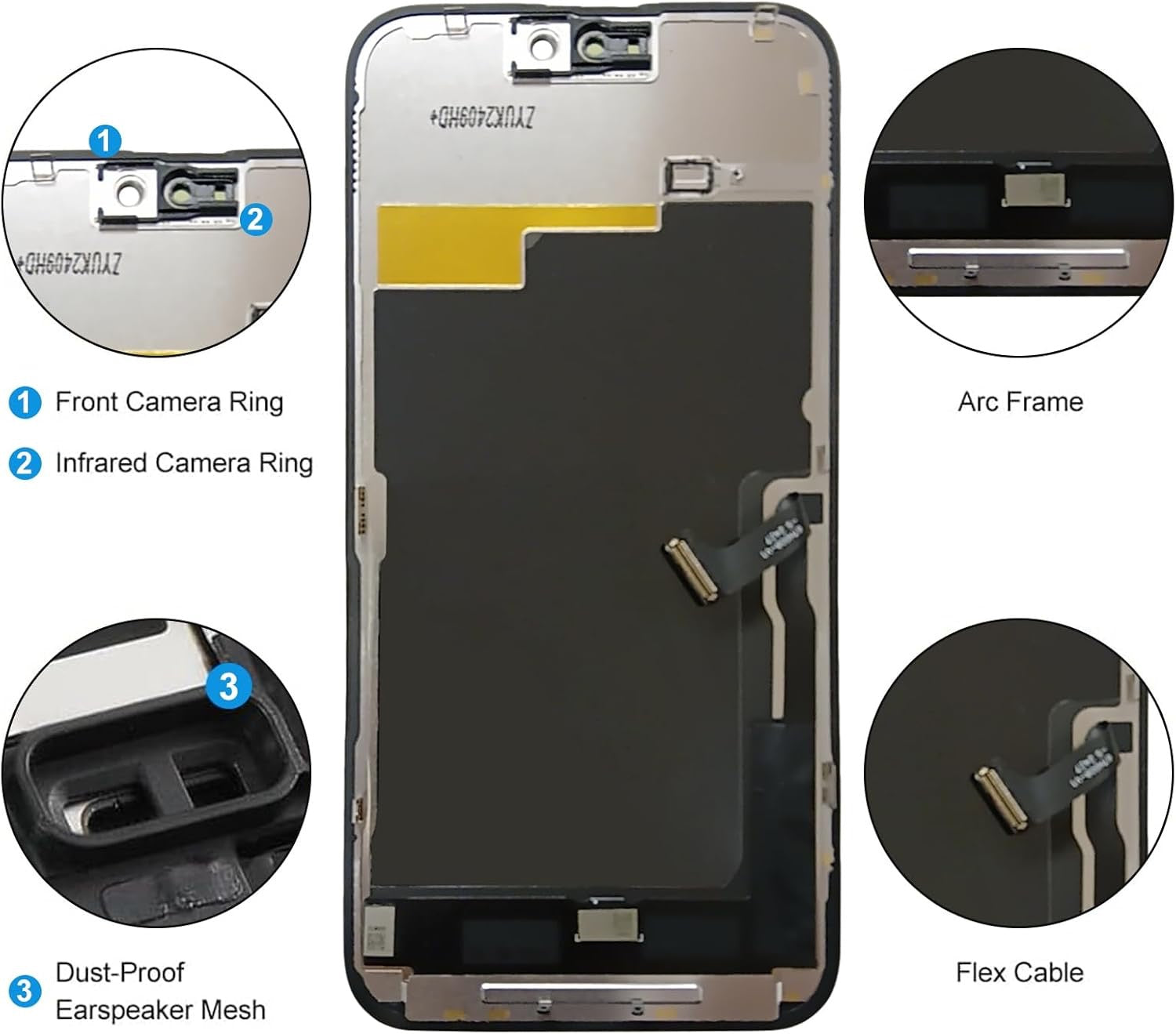 For Apple iPhone 15 Pro Max Replacement In-Cell LCD Screen