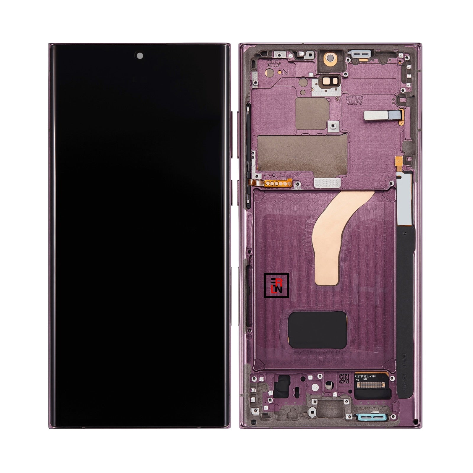 OLED LCD Display Assembly – Compatible with Samsung Galaxy S22 Ultra (All Variants) Burgundy