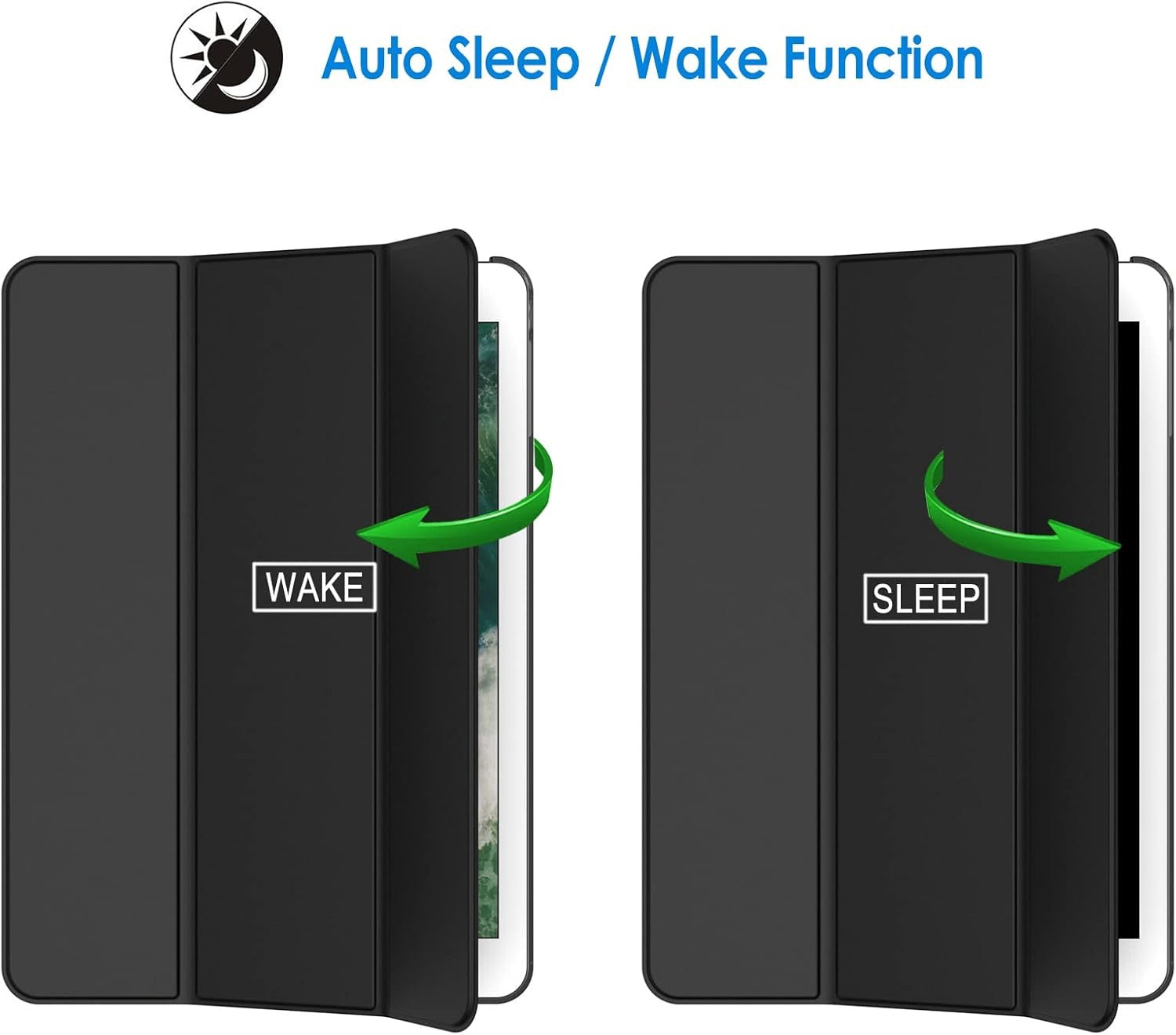 Smart Flip Case for iPad 9.7-inch – Full Protection with Stand & Pencil Holder