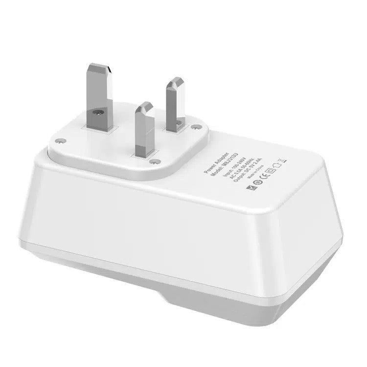 Smart Timer Home Charger – Energy-Saving USB Wall Adapter with Auto-Off