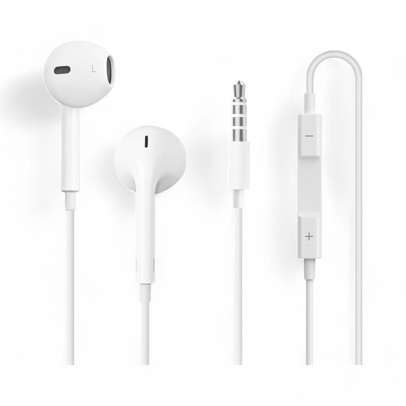 NCC Wired Earbuds (3.5mm) – Stereo Sound, Built-In Mic, Universal Compatibility