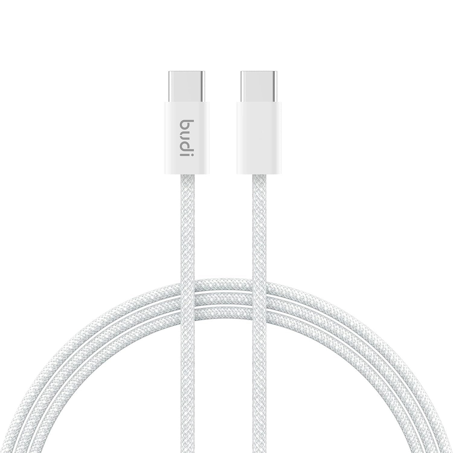 Type-C to Type-C Braided 1M Fast Charging Cable – USB-C Power Delivery Cord