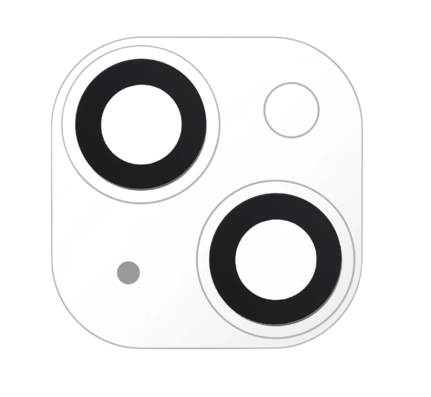 Back Camera Lens Glass Only Compatible with iPhone 14 & 14 Plus – Rear Protective Cover | A2881 A2883 A2885 A2886 A2631 A2632