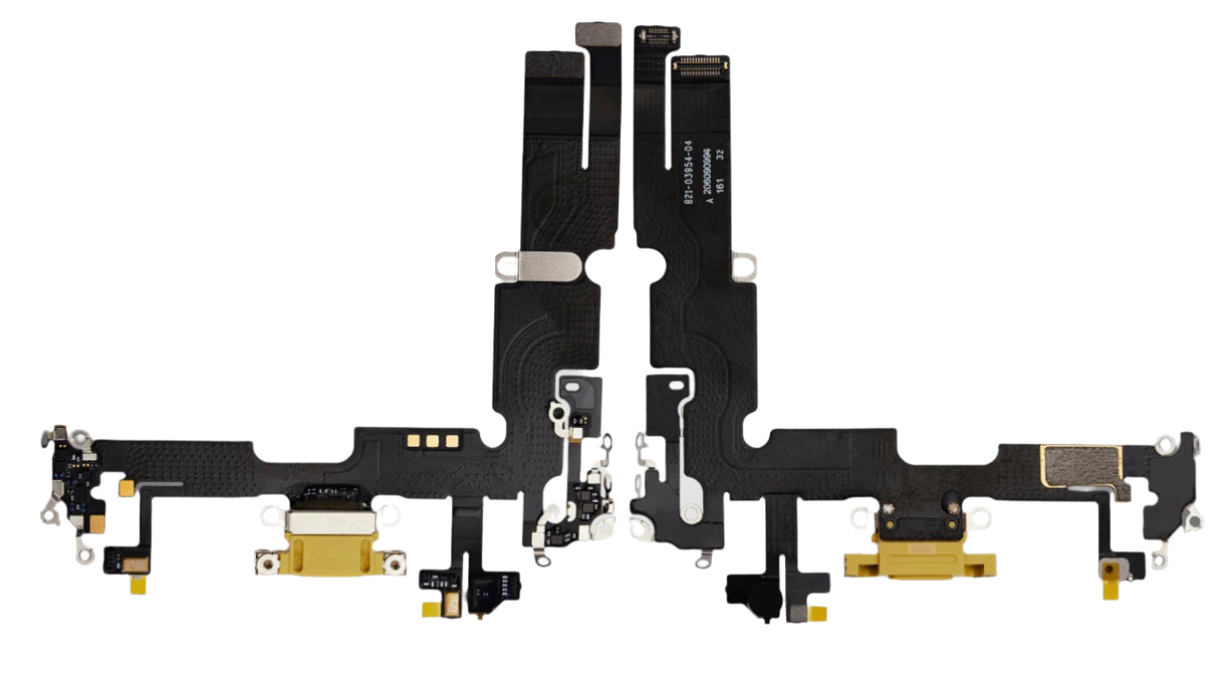 Charging Port Flex Cable (Yellow) Compatible with iPhone 14 Plus – Internal Charging Dock Connector | A2886 A2632 A2885 A2888
