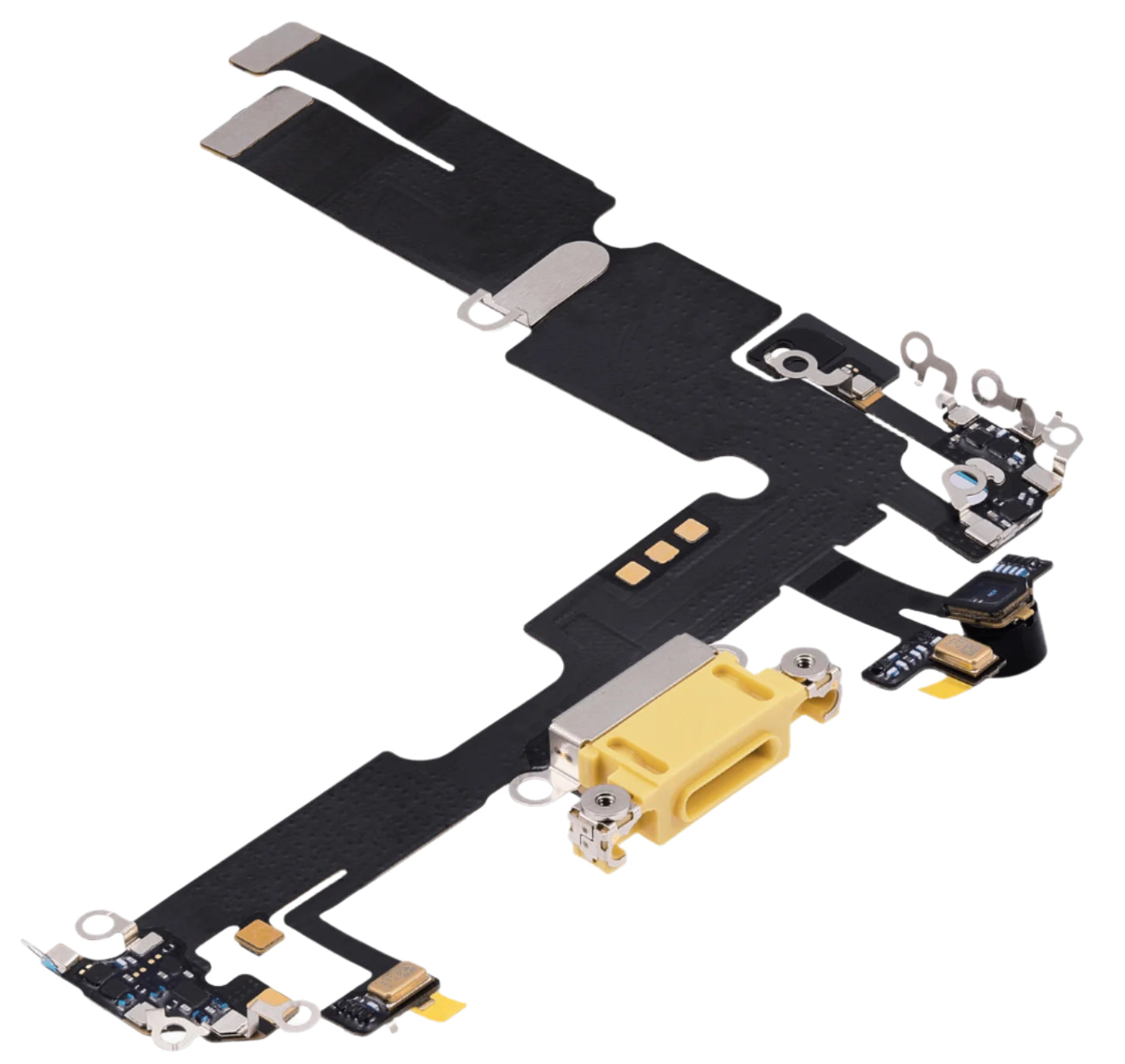 Charging Port Flex Cable (Yellow) Compatible with iPhone 14 Plus – Internal Charging Dock Connector | A2886 A2632 A2885 A2888
