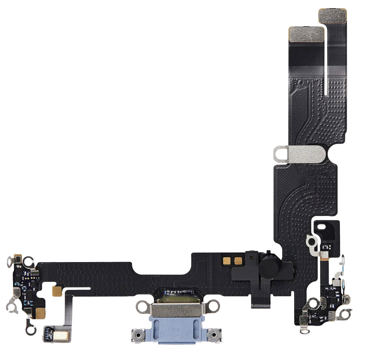 Charging Port Flex Cable (Blue) Compatible with iPhone 14 Plus – Internal Charging Dock Connector | A2886 A2632 A2885 A2888