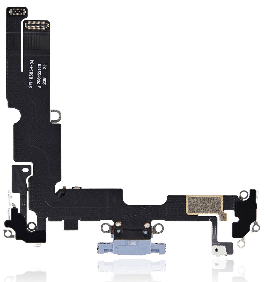 Charging Port Flex Cable (Blue) Compatible with iPhone 14 Plus – Internal Charging Dock Connector | A2886 A2632 A2885 A2888