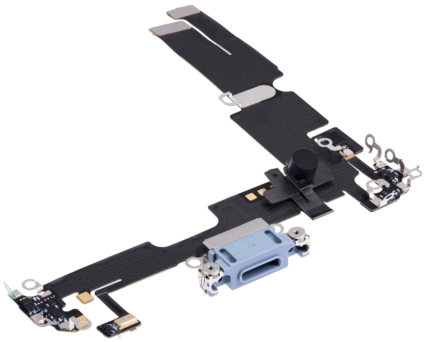 Charging Port Flex Cable (Blue) Compatible with iPhone 14 Plus – Internal Charging Dock Connector | A2886 A2632 A2885 A2888